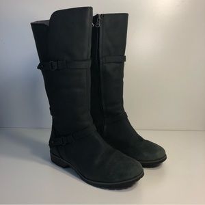 Teva Black Tall Women's Winter Rain Boots